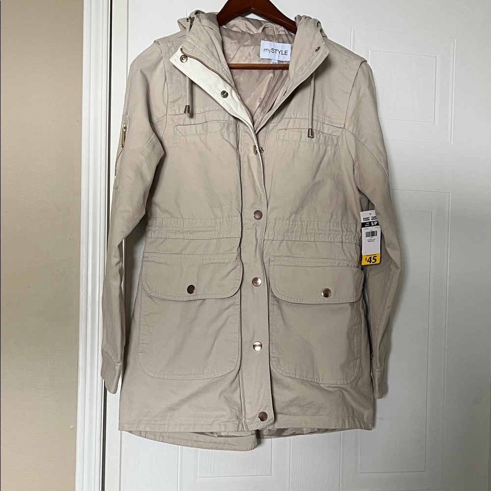 NEW Women's Tan Utility Jacket
